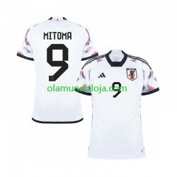 Camisola Japão MITOMA 9 Homem Equipamento Segundo Copa do Mundo 2022 Manga Curta
